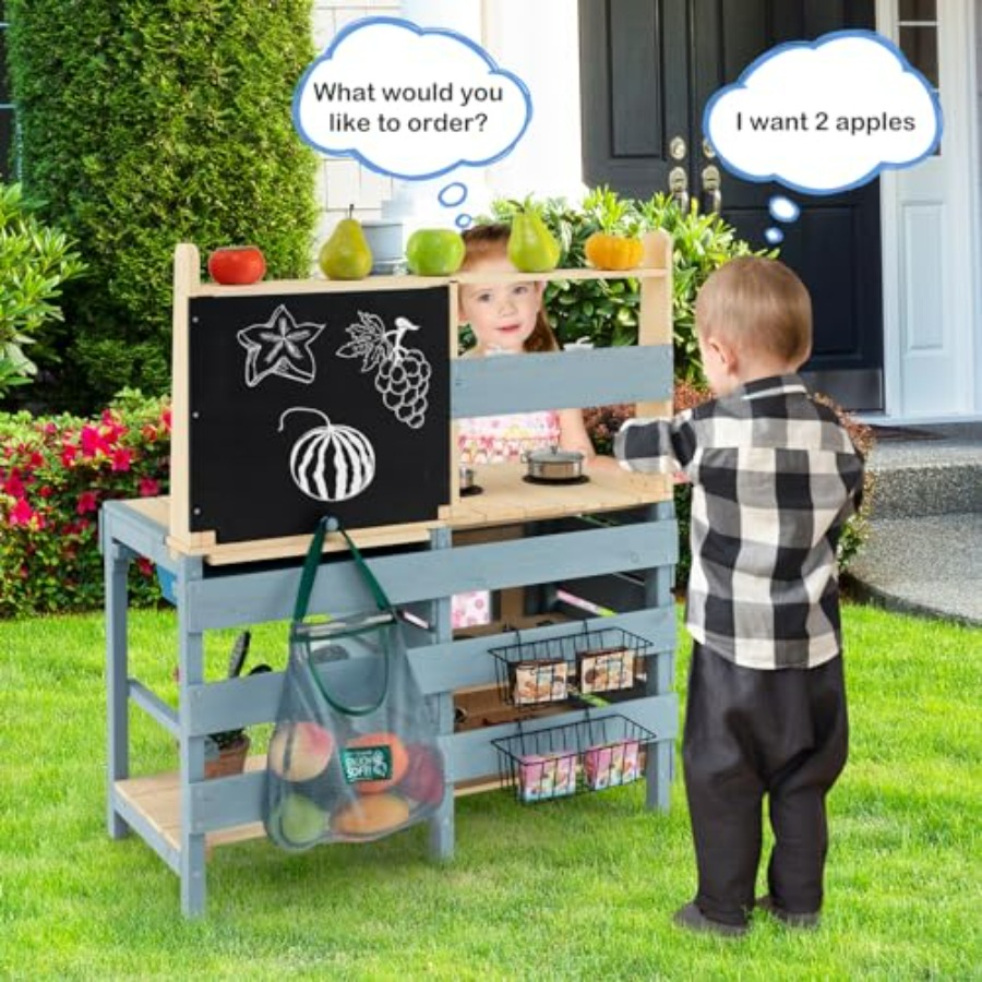 Outdoor mud kitchen for kids:  - Kids Outdoor Mud Table ulasan dan harga