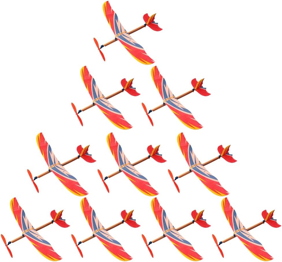 10PCS Airplane Model Rubber Ba - Kids Outdoor Exercise Equipment ulasan dan harga