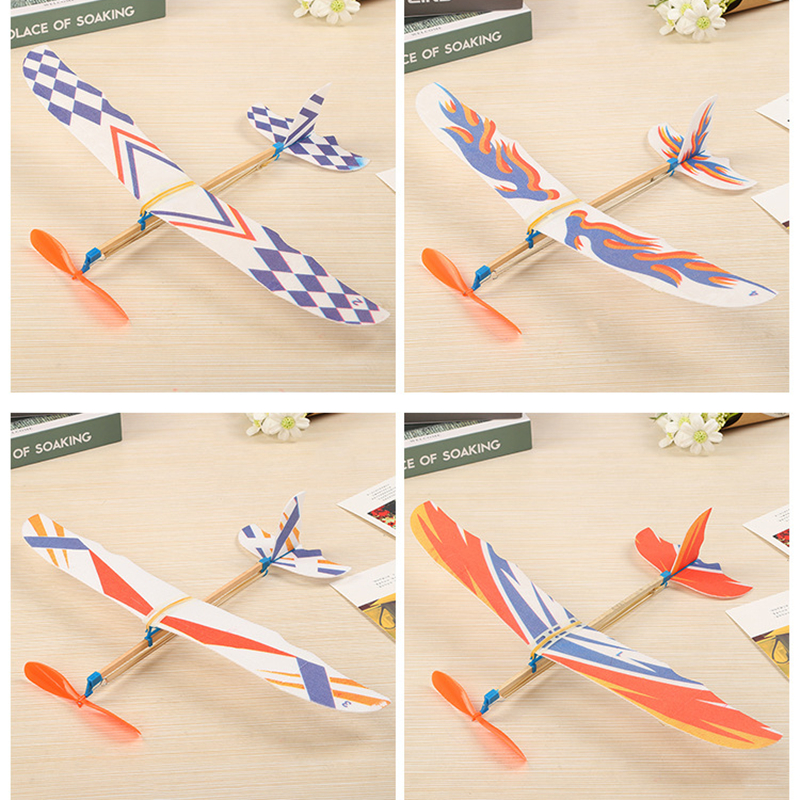 10PCS Airplane Model Rubber Ba - Kids Outdoor Exercise Equipment ulasan dan harga