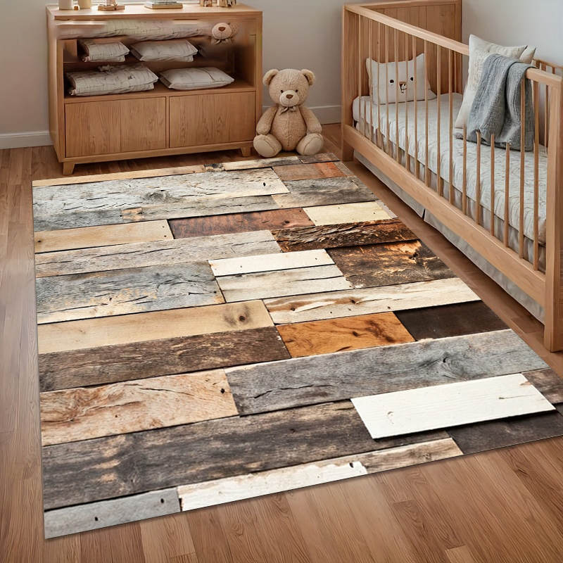 Anti-slip Carpet 3D Wood Grain - Kids Outdoor Play Table ulasan dan harga