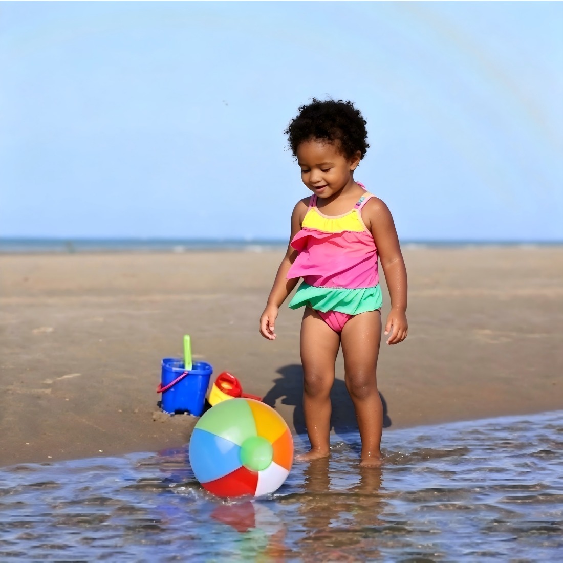 5 Pack Bulk Rainbow Inflatable - Outdoor Games For Kids ulasan dan harga