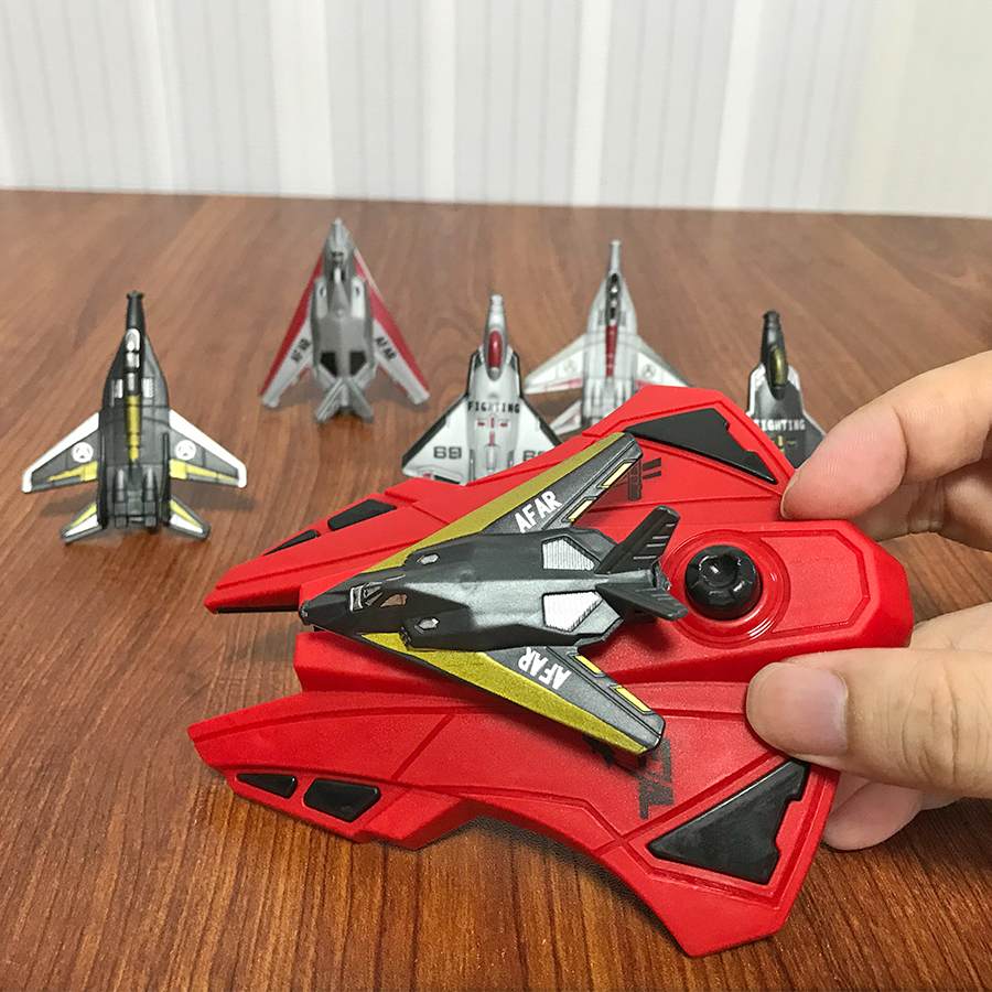 6pcs Fighter Plane Red Launche - Outdoor Games For Kids ulasan dan harga