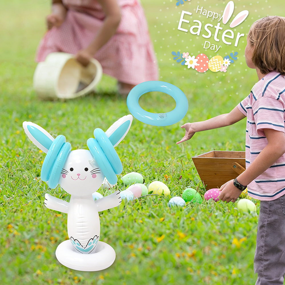Easter Inflatable Bunny Ring T - Outdoor Games For Kids ulasan dan harga