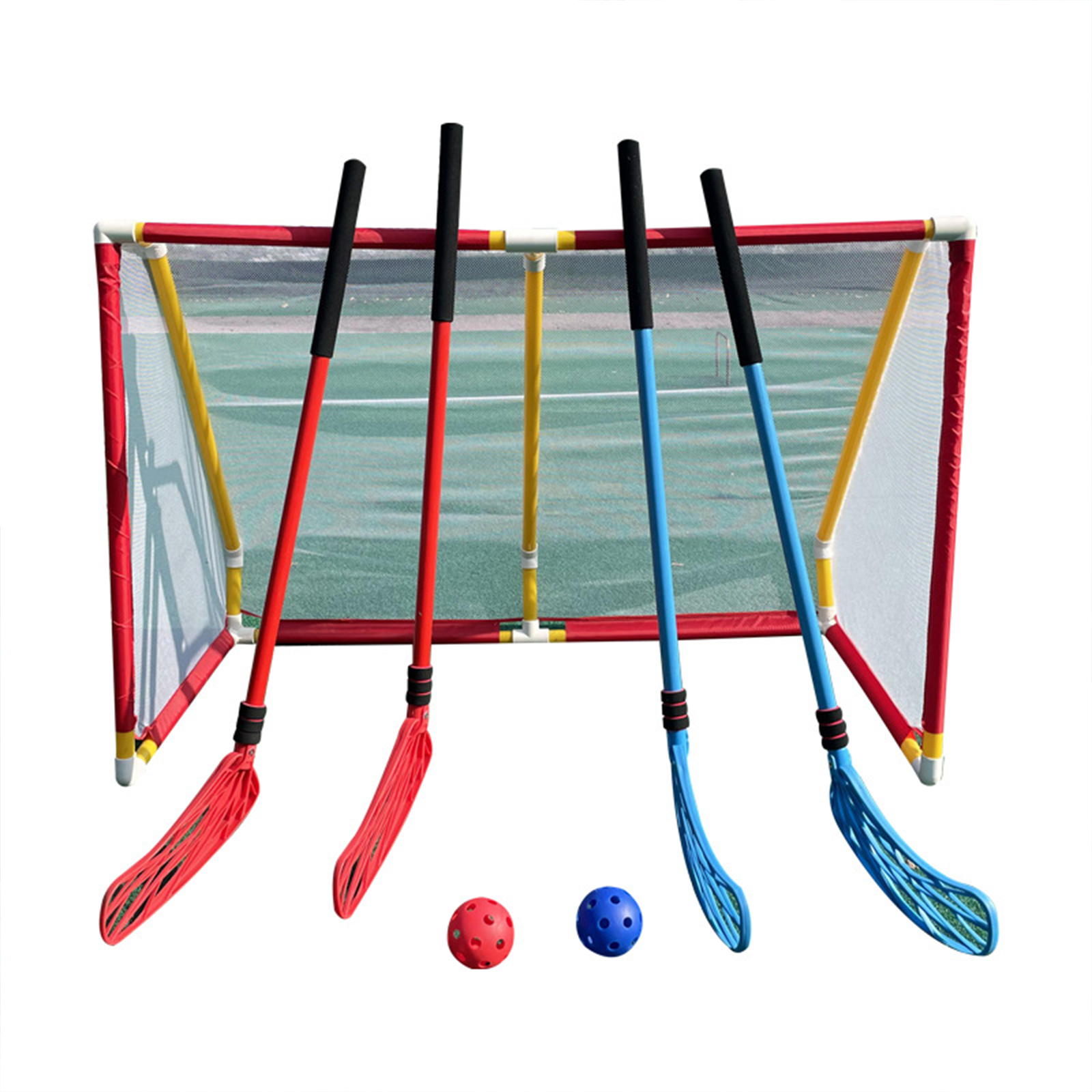 2Pcs Floor Hockey Stick Set Sp - Kids Outdoor Hockey Sticks ulasan dan harga