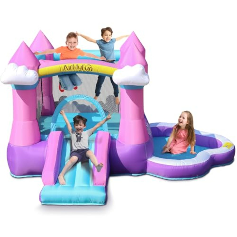 Pink inflatable bounce house f - Kids Outdoor Bounce House ulasan dan harga