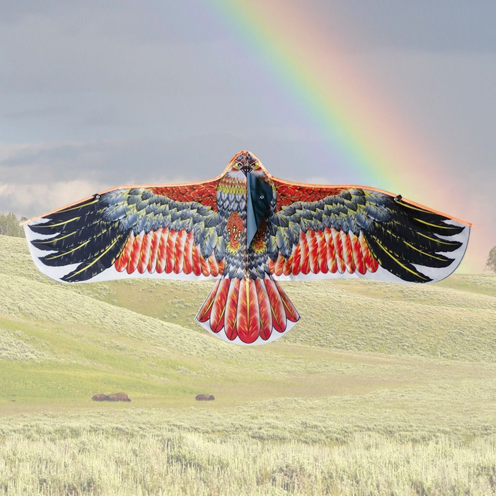 1.1m Eagle Kite With 30m Kite  - Kids Outdoor Play ulasan dan harga