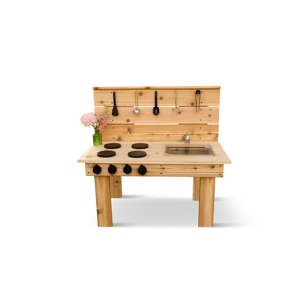 Toys Mini Mud Kitchen with Fun - Kids Outdoor Mud Table ulasan dan harga