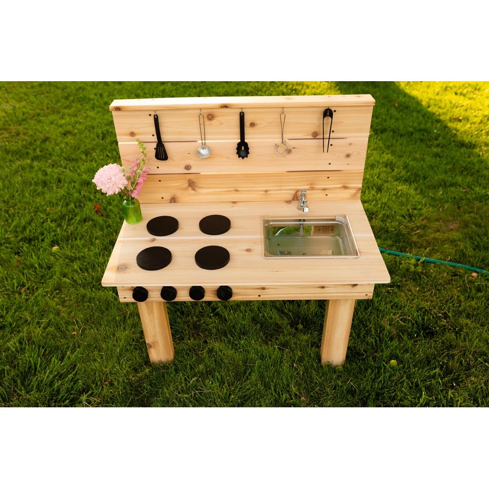 Toys Mini Mud Kitchen with Fun - Kids Outdoor Mud Table ulasan dan harga