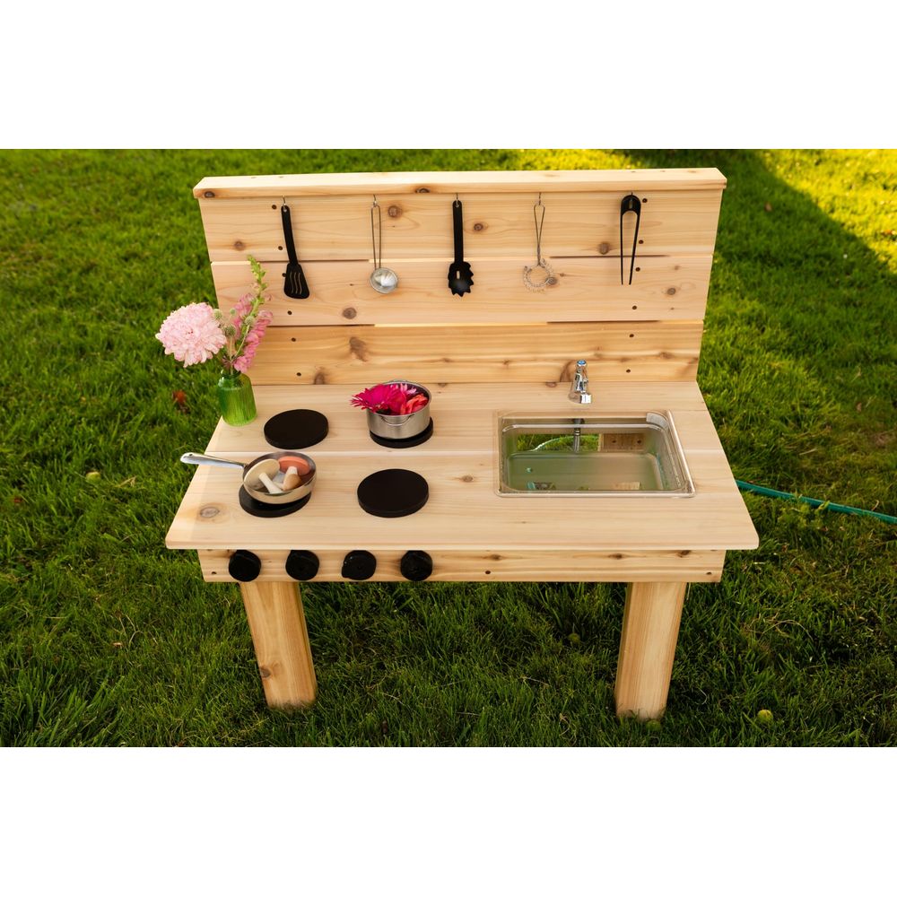 Toys Mini Mud Kitchen with Fun - Kids Outdoor Mud Table ulasan dan harga