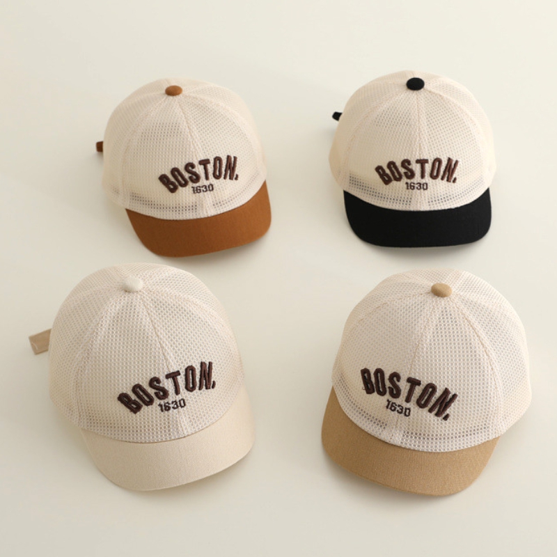 Letter Embroidered Baby Baseba - Kids Outdoor Net ulasan dan harga