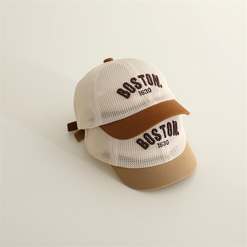 Letter Embroidered Baby Baseba - Kids Outdoor Net ulasan dan harga