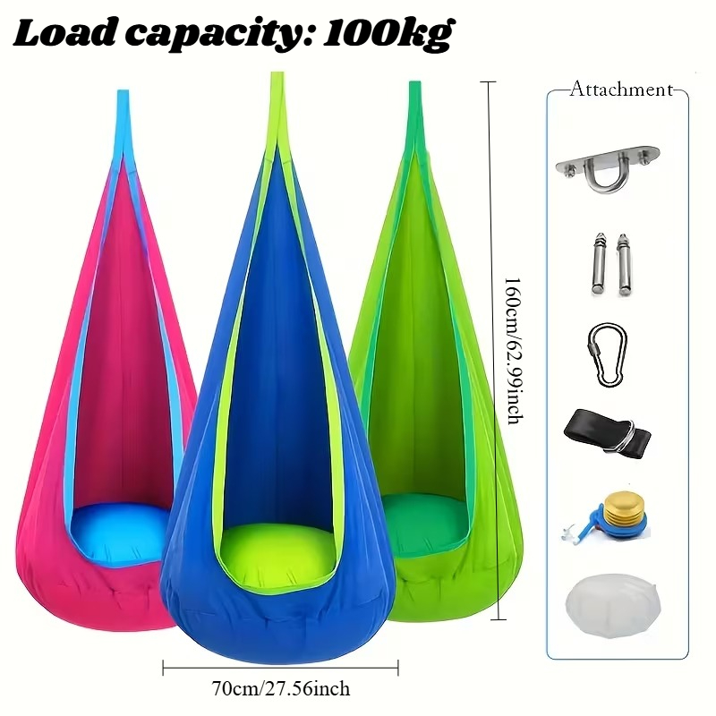 Kids Hanging Chair Indoor Outd - Kids Outdoor Hanging Chair ulasan dan harga