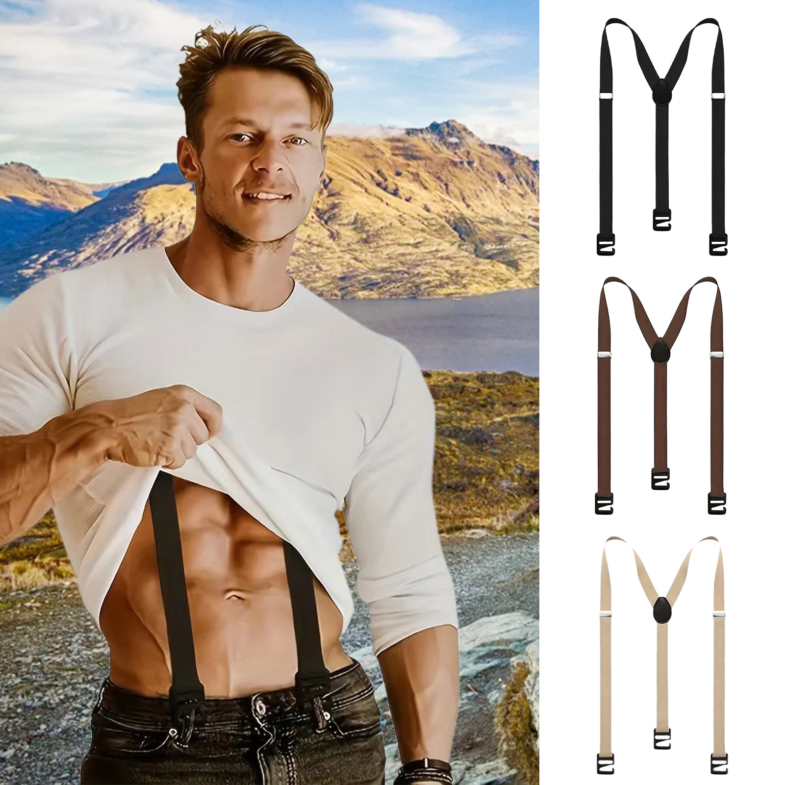 Premium Suspenders Clip-on Y-B - Kids Outdoor Climbing Structure ulasan dan harga