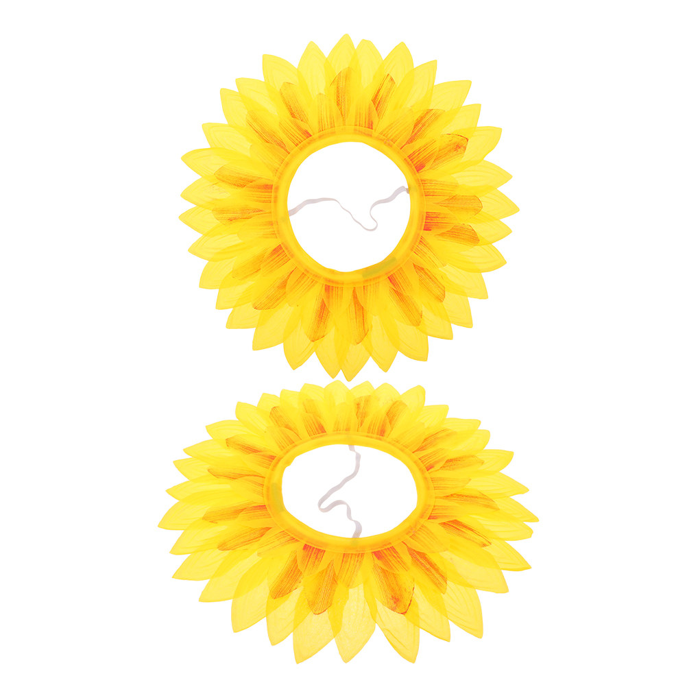 2Pcs Cute Sunflower Headpiece  - Kids Outdoor Zoo ulasan dan harga