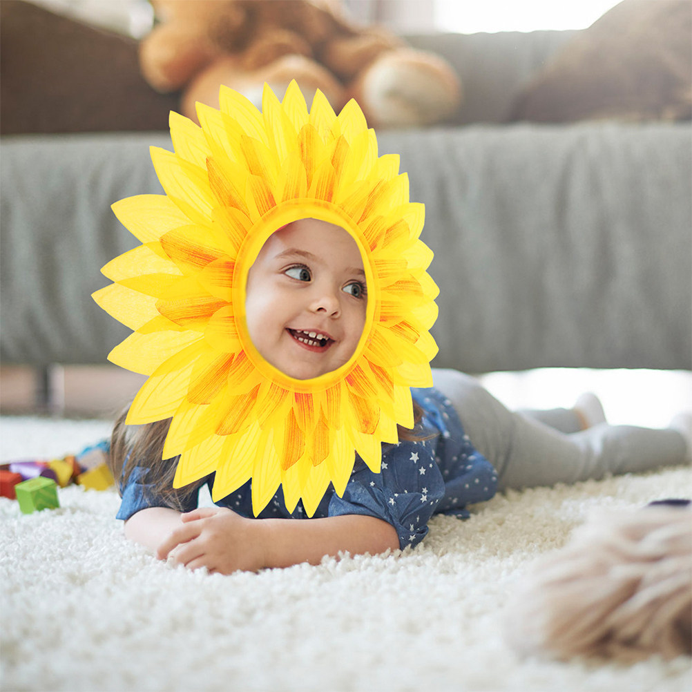 2Pcs Cute Sunflower Headpiece  - Kids Outdoor Zoo ulasan dan harga