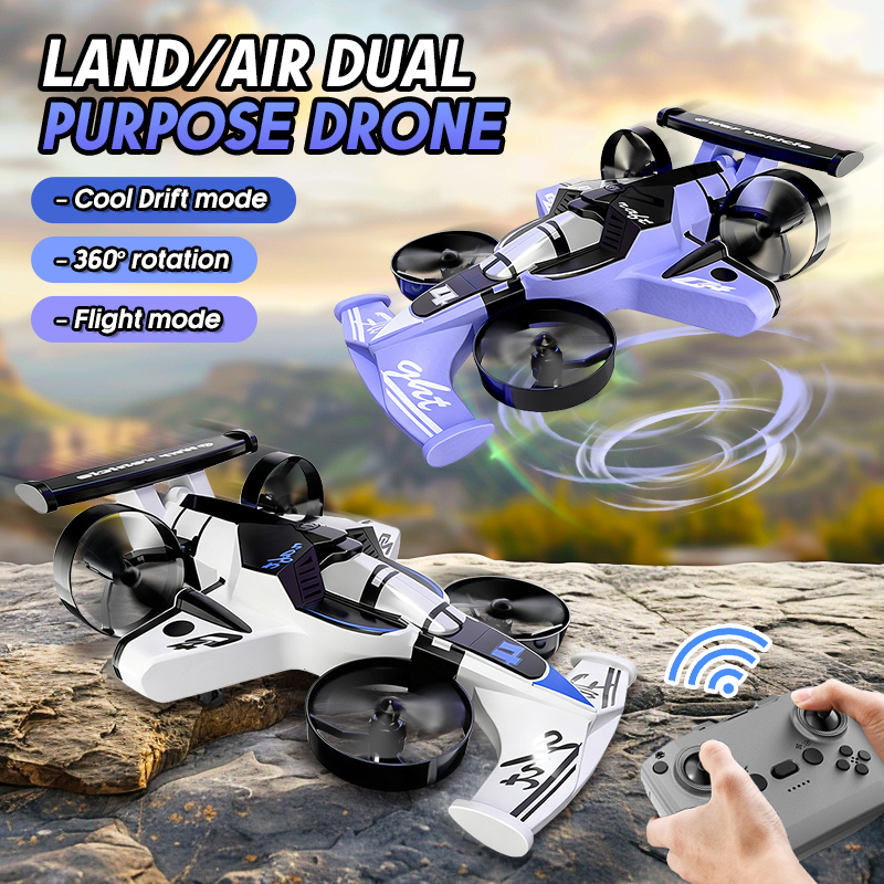2in1 Mini Drone Air-Ground Fly - Kids Outdoor Exercise Equipment ulasan dan harga