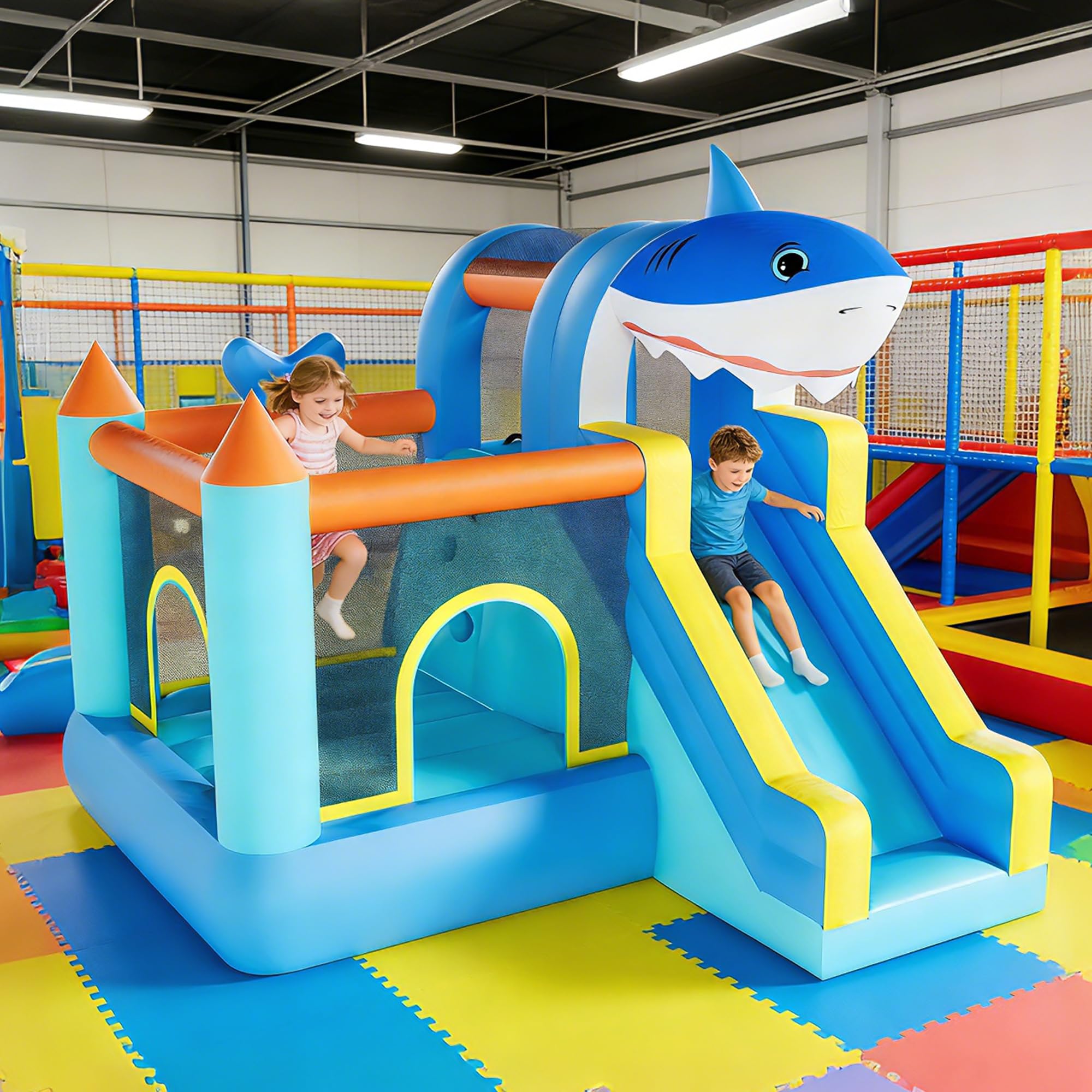 Inflatable Bounce House With S - Kids Outdoor Bounce House ulasan dan harga
