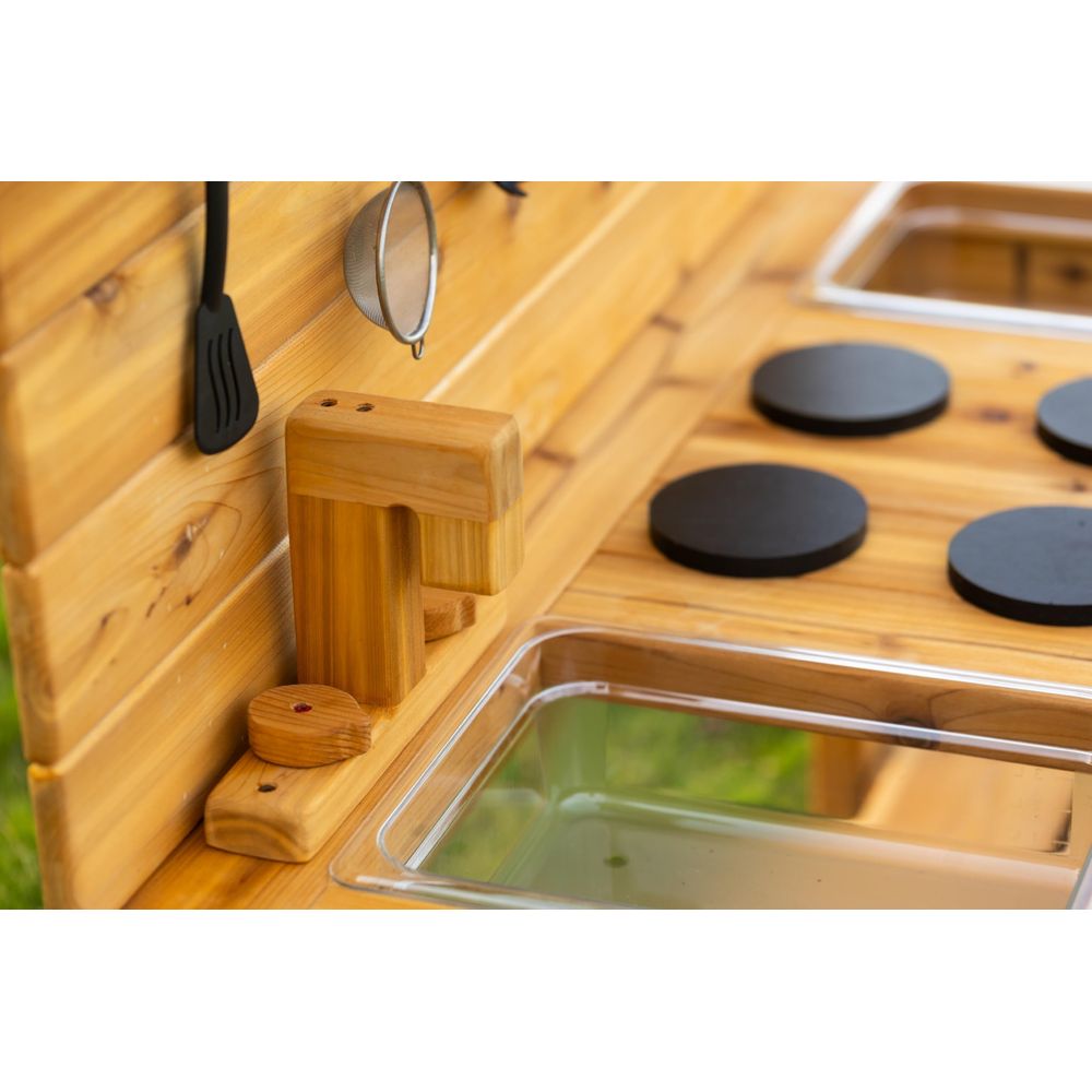 Toys XL Cedar Outdoor Mud Kitc - Kids Outdoor Mud Table ulasan dan harga