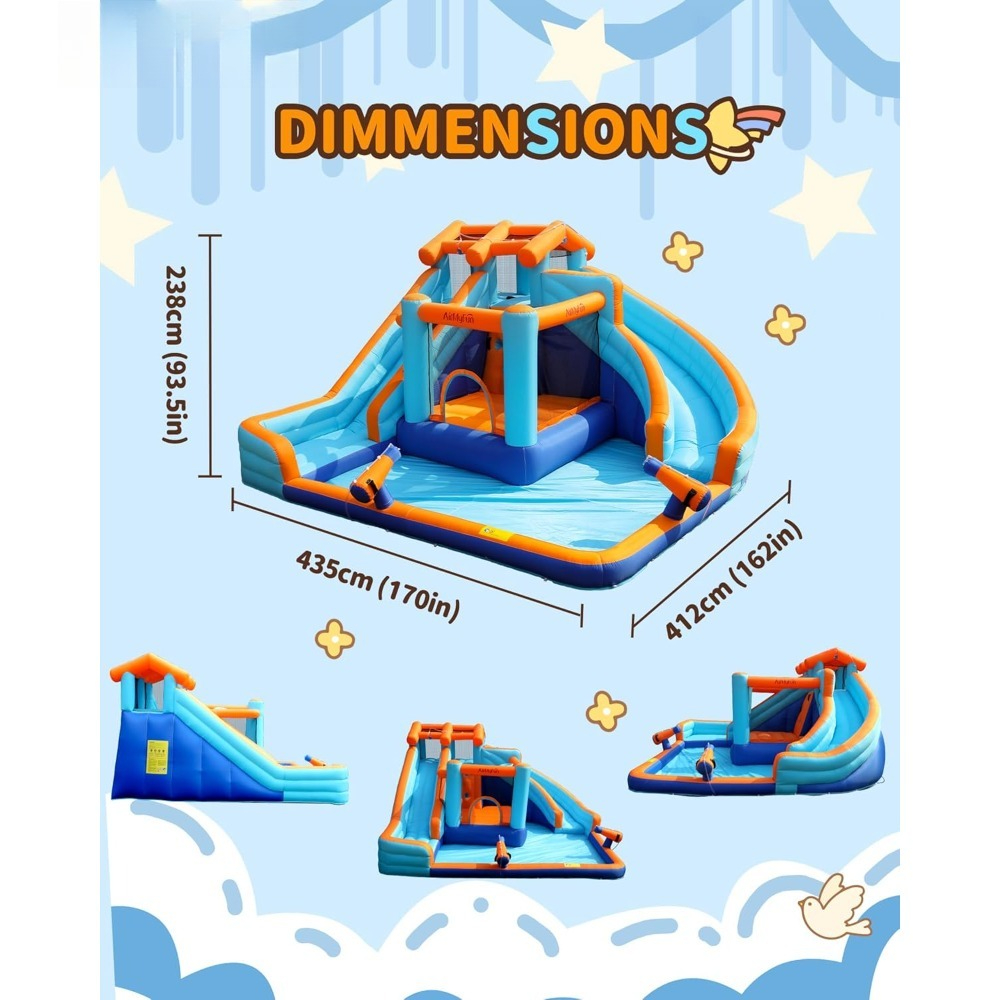 Large Water Slide Bounce House - Kids Outdoor Bounce House ulasan dan harga