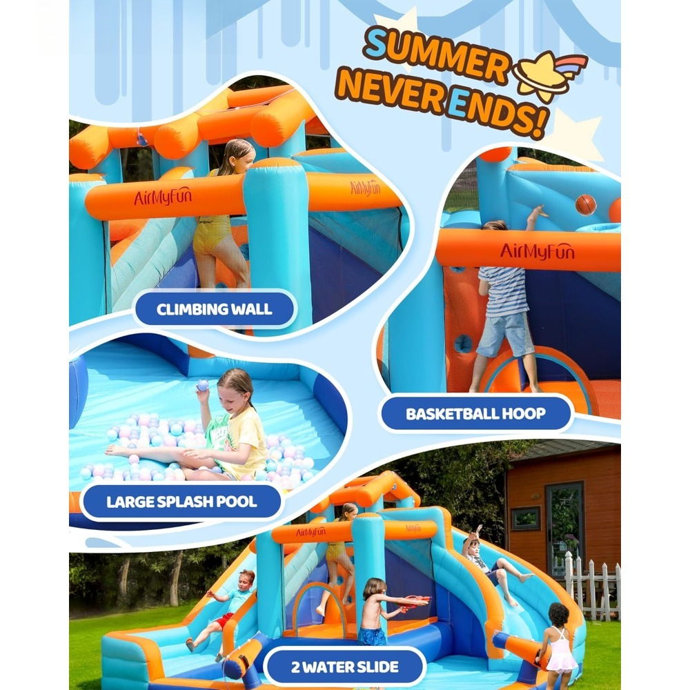 Large Water Slide Bounce House - Kids Outdoor Bounce House ulasan dan harga