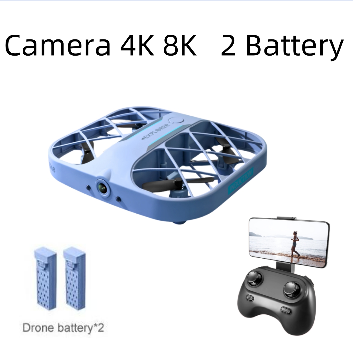 JJRC H107 FPV RC Drone with 2  - Kids Outdoor Exercise Equipment ulasan dan harga