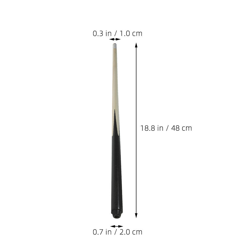 3Pcs Mini Pool Cue Short Woode - Kids Outdoor Wooden Table ulasan dan harga