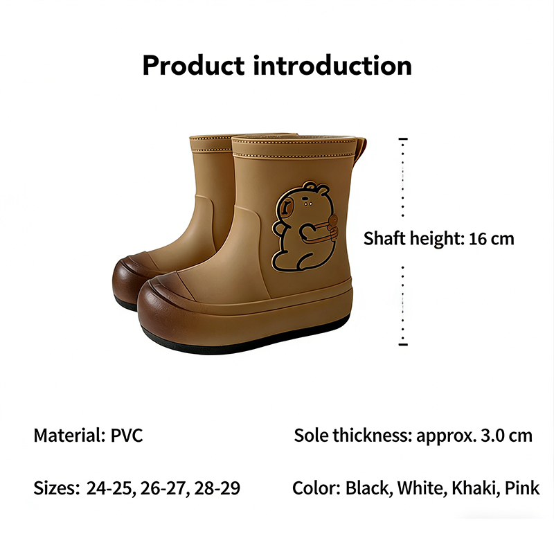 Kids Rain Boots Cartoon Waterp - Kids Outdoor Net ulasan dan harga