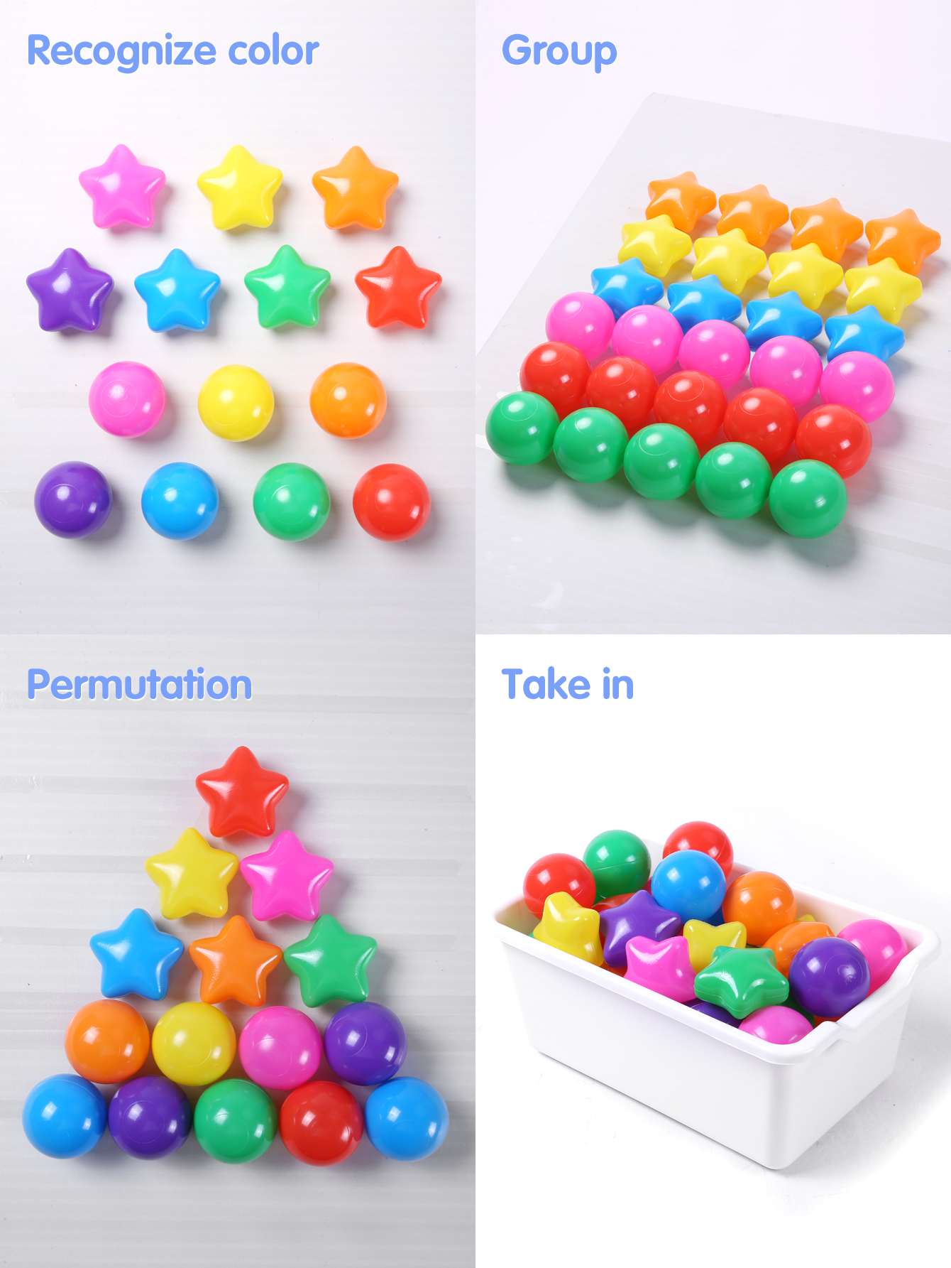 Crush Proof Ball Pit Ball Pack - Kids Outdoor Play Table ulasan dan harga