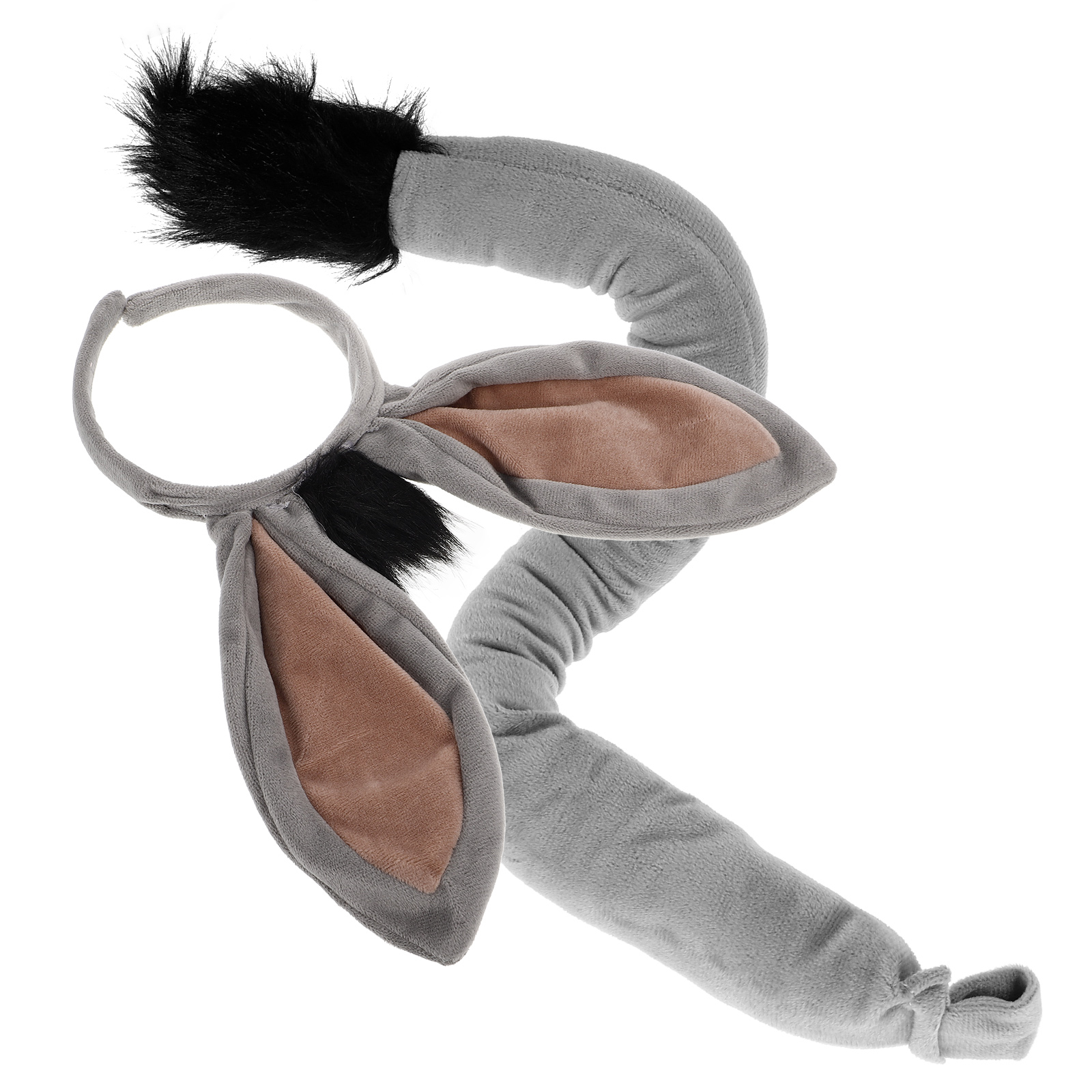 Donkey Ears Headband Tail Set  - Kids Outdoor Zoo ulasan dan harga