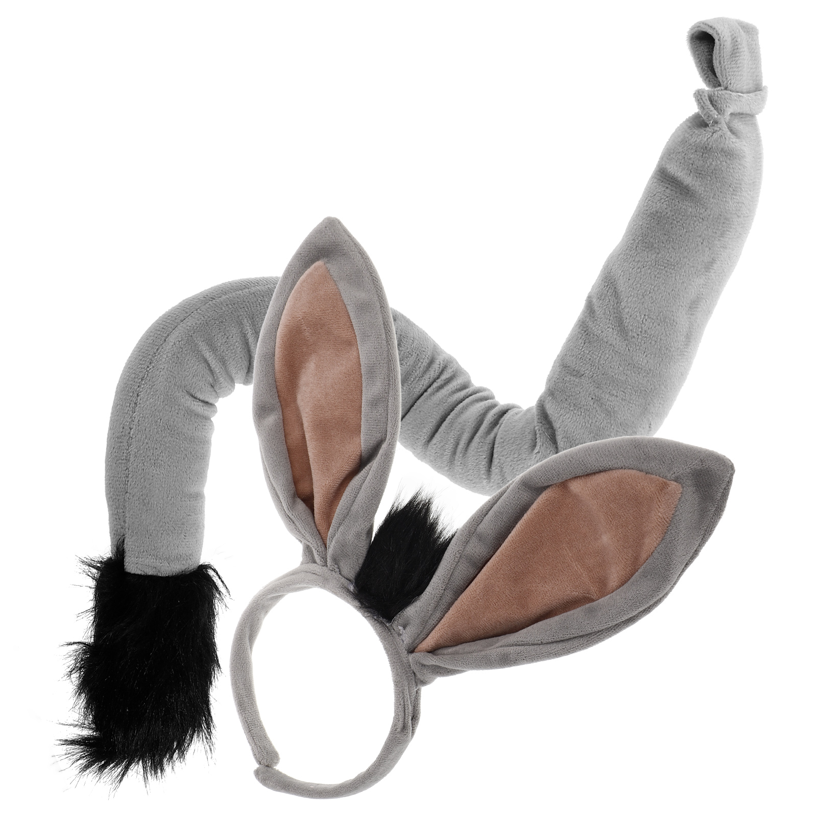 Donkey Ears Headband Tail Set  - Kids Outdoor Zoo ulasan dan harga